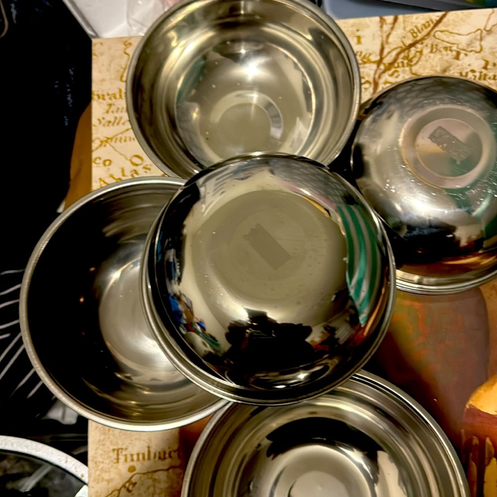 Silver bowls for sale I have 8 for 30 dollar